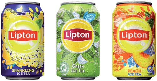 Frisdrank Lipton Ice Tea sparkling blik 330ml 330 Milliliter-1