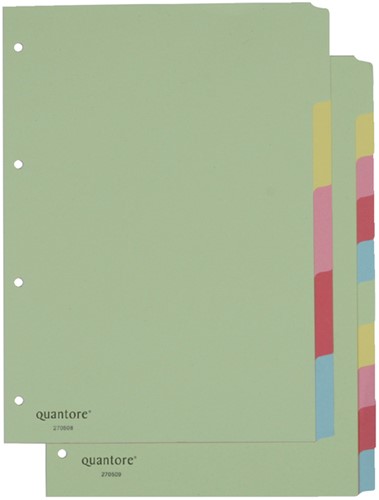 Tabblad Quantore 4rings karton 5-delig 1 Set-2