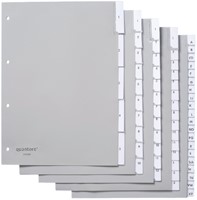 Tabblad Quantore 4rings pp 15delig+venster grijs 1 Set-2