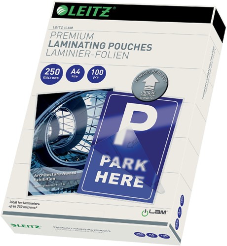 Lamineerhoes Leitz iLAM A4 2x250micron 100 Stuk