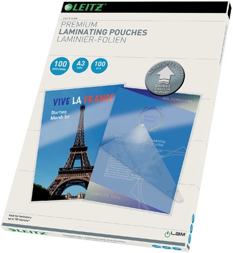Lamineerhoes Leitz iLAM A3 2x100micron 100 Stuk