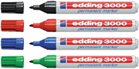 Viltstift edding 3000 rond 1.5-3mm blist4 assorti 4 Stuk-2