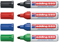 Viltstift edding 550 rond 3-4mm rood 1 Stuk-2