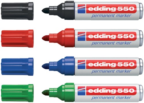 Viltstift edding 550 rond 3-4mm groen 1 Stuk-2