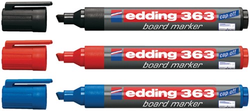 Whiteboardmarker edding 363 schuin 1-5mm zwart 1 Stuk-2
