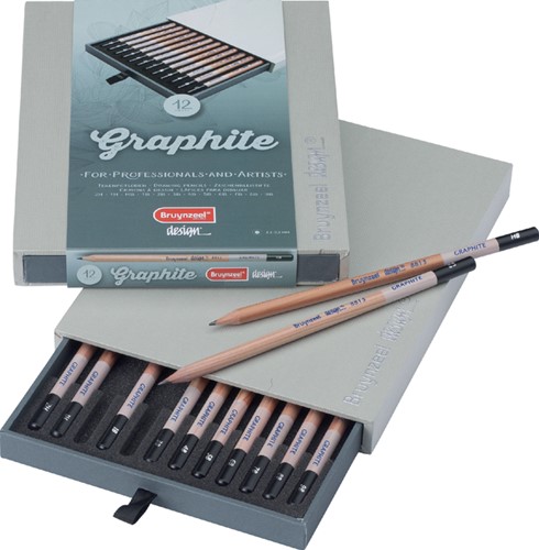 Potlood Bruynzeel Design 8815 12 hardheden 12 Stuk