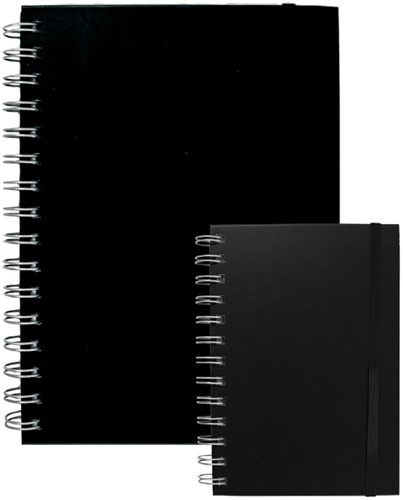 Notitieboek Quantore A6 sp lijn 192blz 80gr zwart 1 Stuk-3