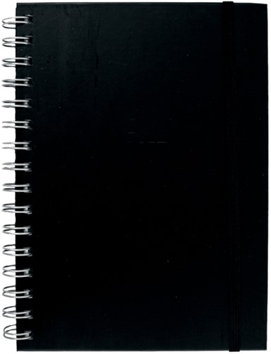Notitieboek Quantore A5 sp lijn 192blz 80gr zwart 1 Stuk-2