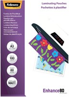 Lamineerhoes Fellowes A3 2x80micron mat 100 Stuk-3