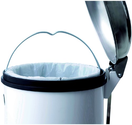 Pedaalemmerzak Vepa Bins HDPE 50x60cm 30L grijs 20 Rol-3