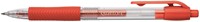 Gelschrijver Quantore grip drukknop 0.5mm rood 1 Stuk