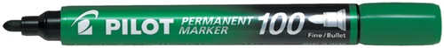 Viltstift PILOT SCA-100 rond F groen 1 Stuk