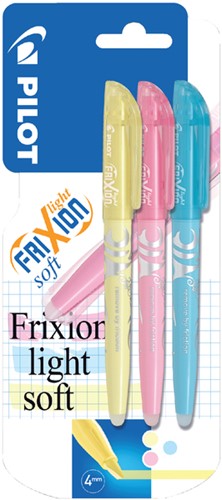 Markeerstift PILOT friXion soft pastel 3st assorti 3 Stuk