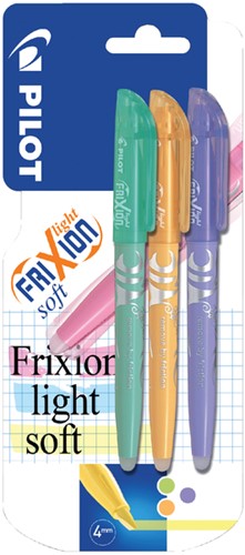 Markeerstift PILOT friXion soft assorti 3 Stuk