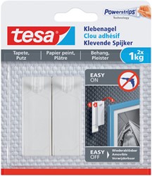 Klevende spijker tesa behang pleister 1kg 2 Stuk