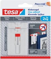 Klevende spijker tesa behang pleister 2kg verstelb 2 Stuk