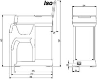 Koffiezetapparaat Bravilor Iso incl thermoskan 1 Stuk-2