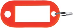 Sleutellabel Pavo kunststof rood 100 stuks 100 Stuk