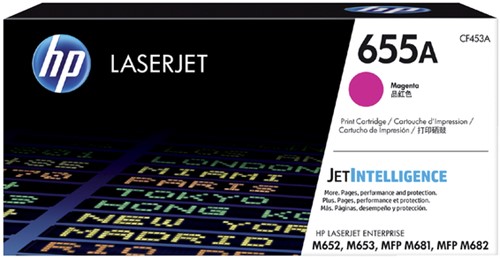 Tonercartridge HP CF453A 655A rood 1 Stuk
