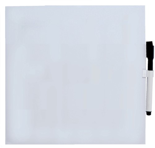 Whiteboard Desq 35x35cm + marker magn 1 Stuk