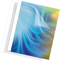 Thermische omslag Fellowes A4 4mm wit 100 stuks 100 Stuk