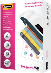 Lamineerhoes Fellowes A4 2x250micron 100 Stuk