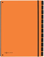 Sorteermap Pagna trend 12tab A4 oranje 1 Stuk