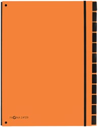Sorteermap Pagna trend 12tab A4 oranje 1 Stuk