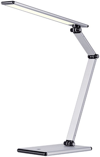 Bureaulamp Hansa led Slim zilvergrijs 1 Stuk