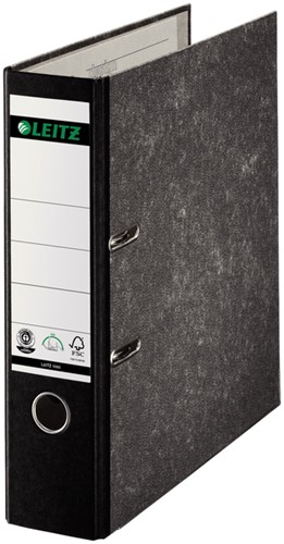 Ordner Leitz 1080 180° 80mm karton A4 zwart 1 Stuk
