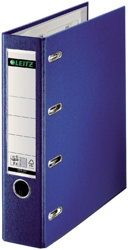 Giro bank ordner Leitz A4 dubb mech 80mm PP bl 1 Stuk