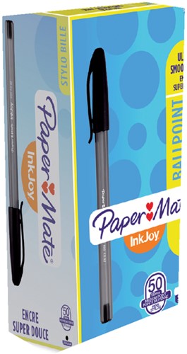 Balpen Papermate Inkjoy 100 M zwart 1 Stuk-2