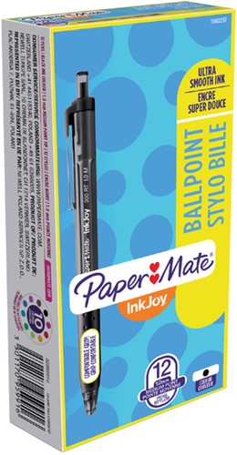 Balpen Papermate Inkjoy  300 RT M zwart 1 Stuk-2