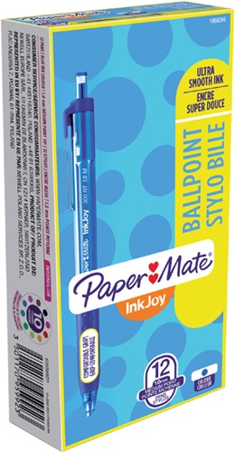 Balpen Papermate Inkjoy 300 RT M blauw 1 Stuk-2