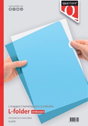 L-map Quantore A4 pp 0.12 blauw 25 Stuk