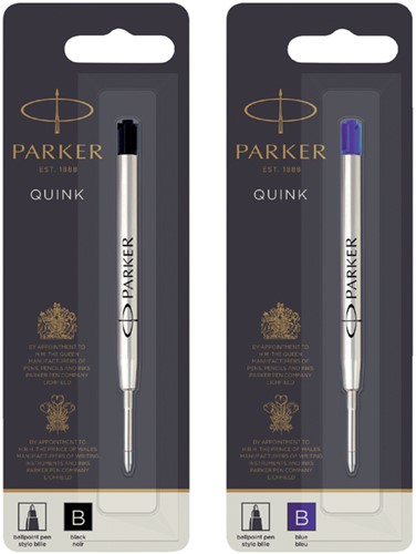 Balpenvulling Parker Quink breed blauw 1 Stuk-2