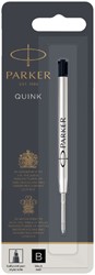 Balpenvulling Parker Quink breed zwart 1 Stuk
