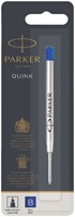 Balpenvulling Parker Quink breed blauw 1 Stuk