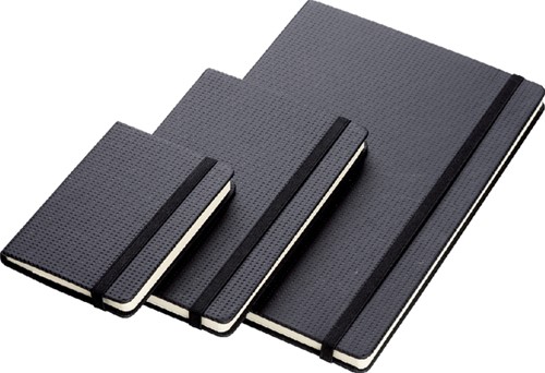 NOTITIEBOEK QUANTORE A5  ZWART / MOTIEF-2