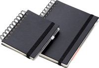 Notitieboek Quantore A5 sp lijn 192pg 80gr zwart 1 Stuk-2