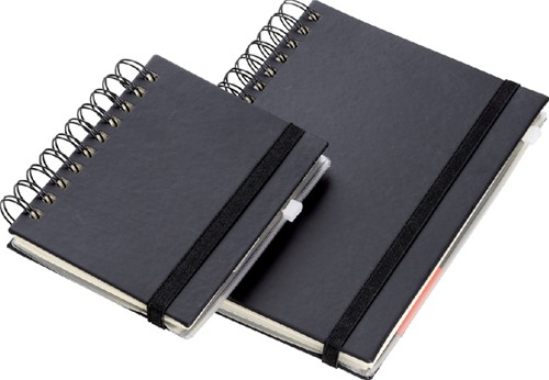 Notitieboek Quantore A5 sp lijn 192pg 80gr zwart 1 Stuk-2