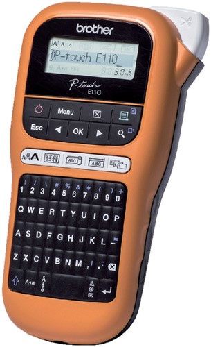 Labelprinter Brother Ptouch TZe PTE110 oranje 1 Stuk-1