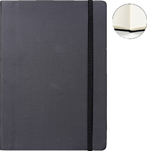Notitieboek Quantore A4 lijn192 blz 80gr zwart 1 Stuk