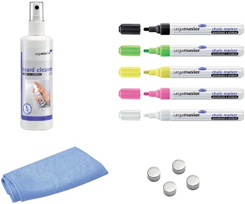 Glasbord Legamaster starterkit 1 Doos