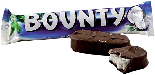Snoep Bounty reep 24x57 gram 24 Stuk-2