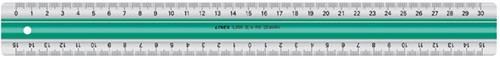 Liniaal Linex super S30 30cm transparant 1 Stuk