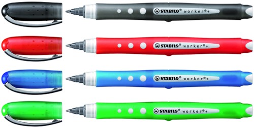 Rollerpen STABILO worker color 2019/41 M blauw 1 Stuk-2