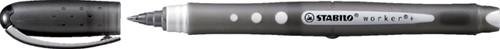 Rollerpen STABILO worker color 2019/46 M zwart 1 Stuk