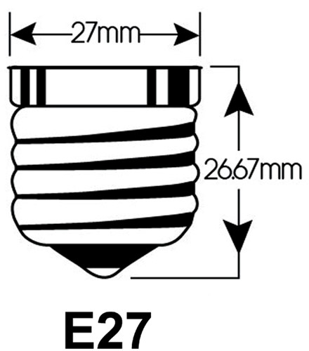 Ledlamp Integral E27 2700K warm wit 2W 250lumen 1 Stuk-2