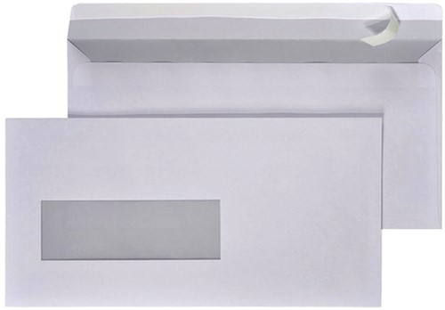 Envelop Hermes ea5/6 vl v23 4x11 80gr zk wit 500 Stuk